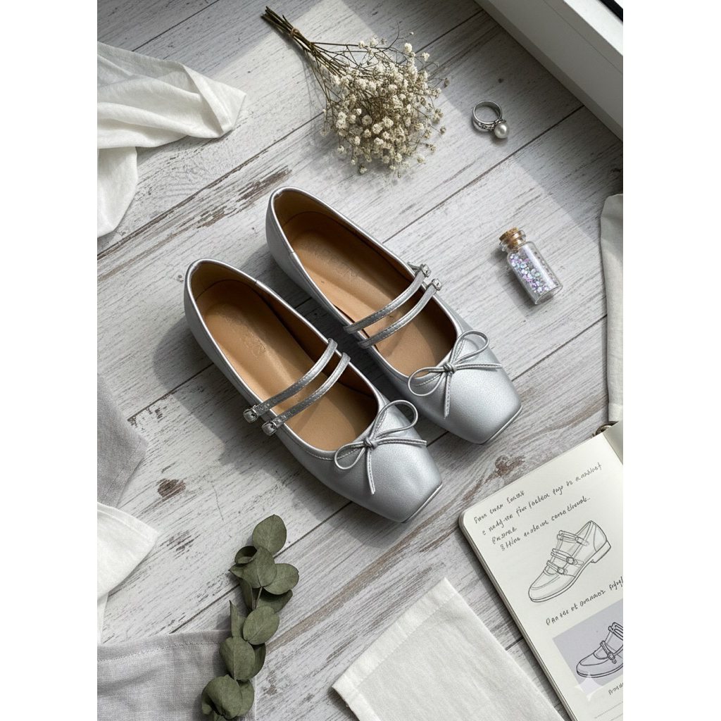 Mary Jane Flats Shoes