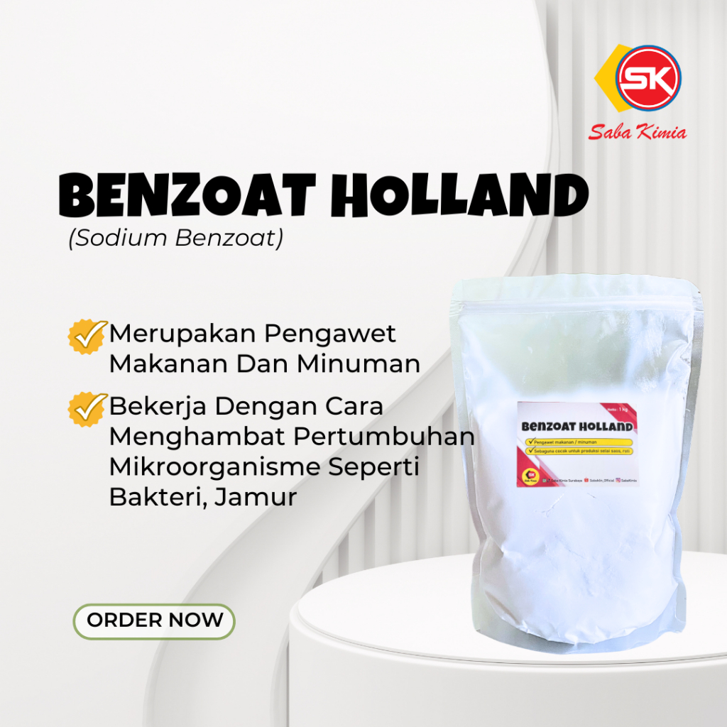Benzoat Holland Pengawet Makanan 1 Kg