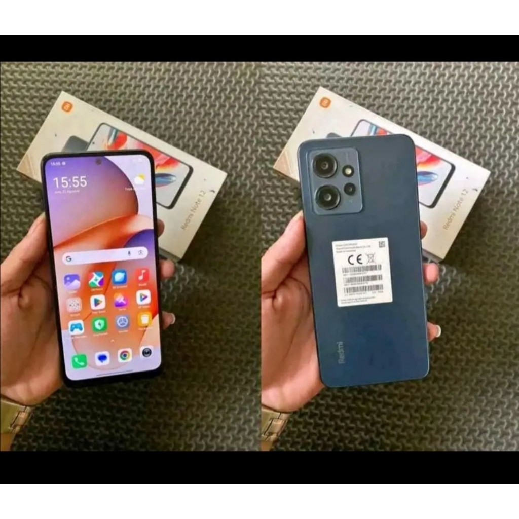 Redmi note 12 ram 4/128gb bekas fullset