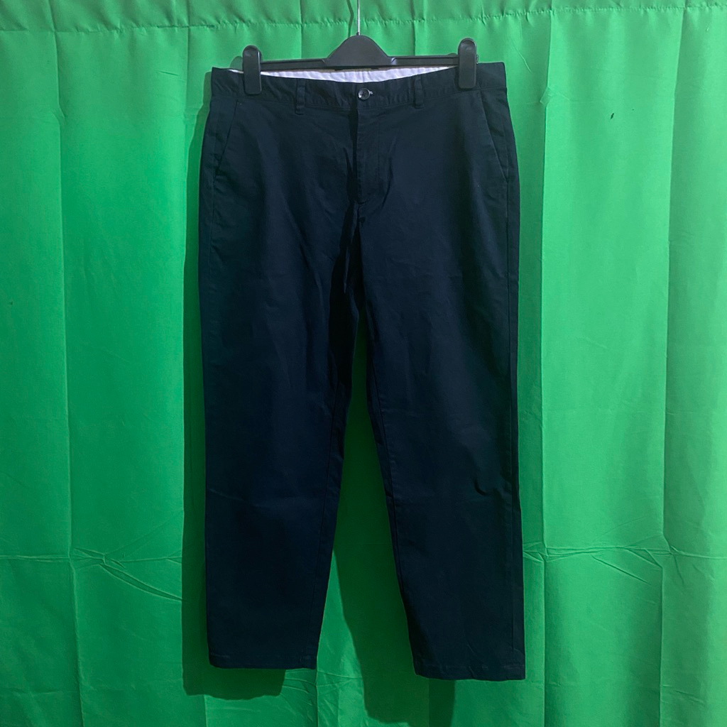 Celana chino Polham - Size 35 - Celana chinos hitam charcoal