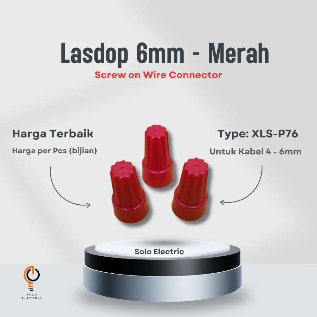 Lasdop 6mm / Pengaman Kabel (ECERAN)