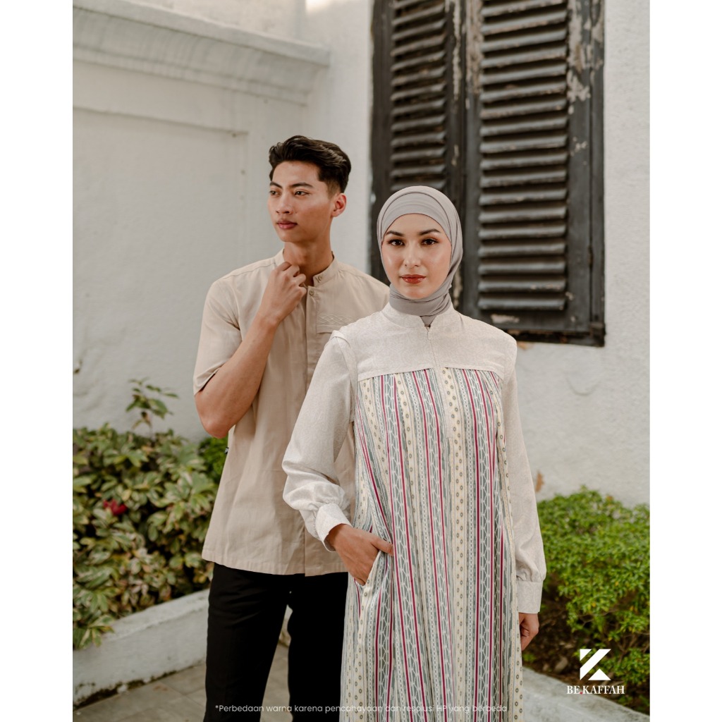 BE KAFFAH RAYA 2026/SARIMBIT ALMA/ELMAN/SARIMBIT 2026/OUTFIT KELUARGA/OUTFIT LEBARAN 2026