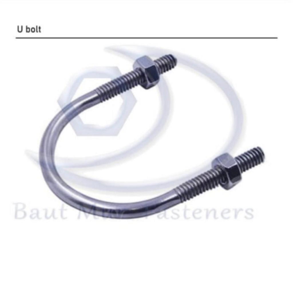 3" U bolt pipa - 3 inch clam pipa - U bold galvanis DN 80 DN80