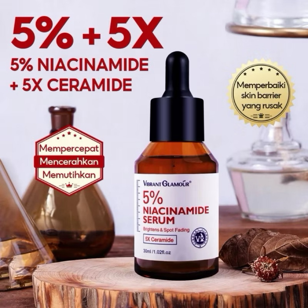 Vibrant Glamour 5% Niacinamide Serum 5X Ceramide+Centella Asiatica 30 ML