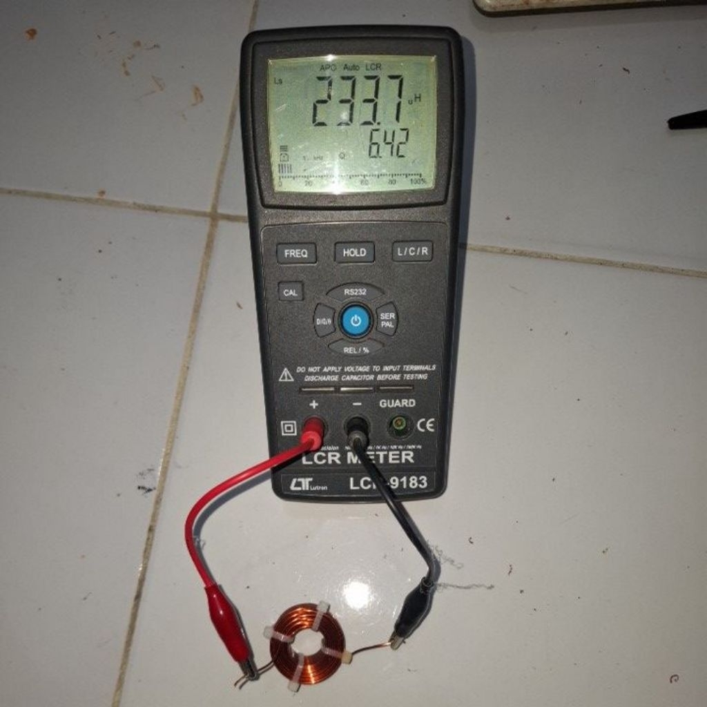 coil lilitan crossover pasif 0,23mh 1mm