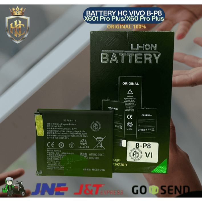 BATERAI VIVO B-P8/BP8 VIVO X60t Pro Plus/X60 Pro Plus ORIGINAL
