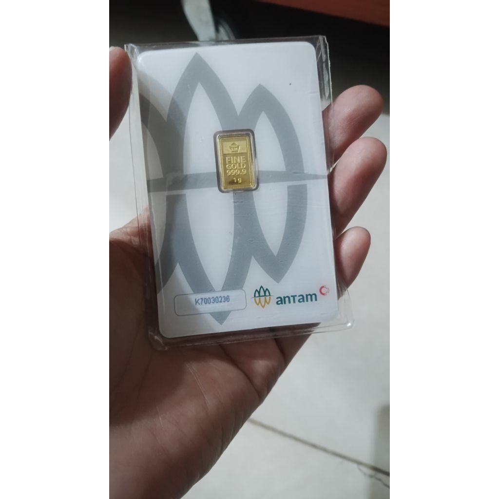 1 Gram Emas Batangan 24 Karat Antam