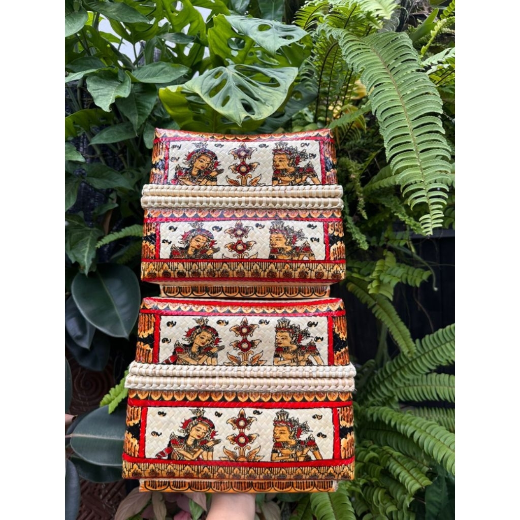 Keben wayang kulit bambu bangli premium