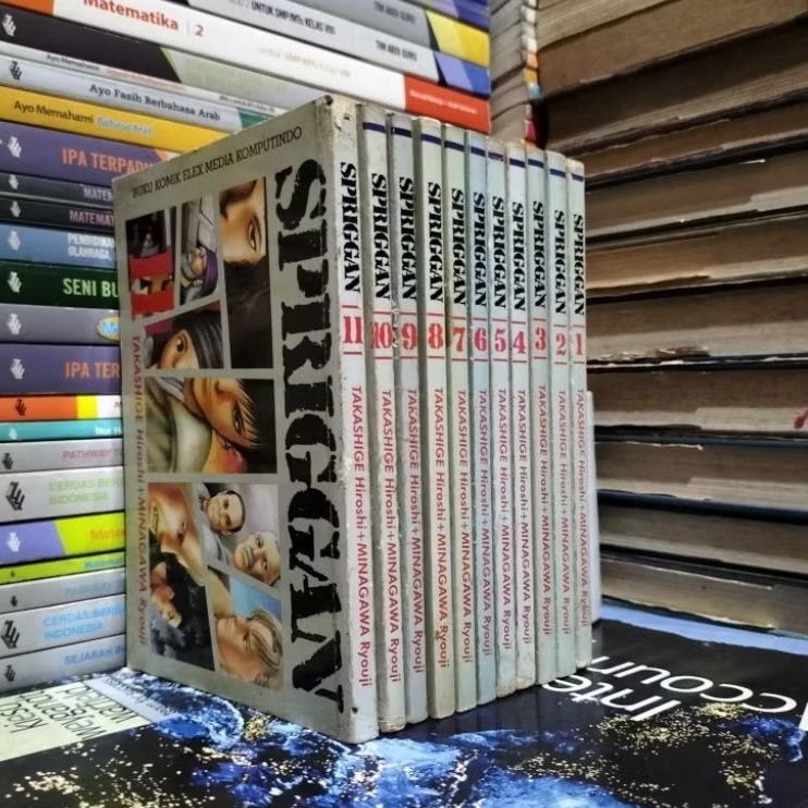 ORIGINAL KOMIK SPRIGGAN 1-11 TAMAT.KARYA.TAKASHIGE HIROSHI