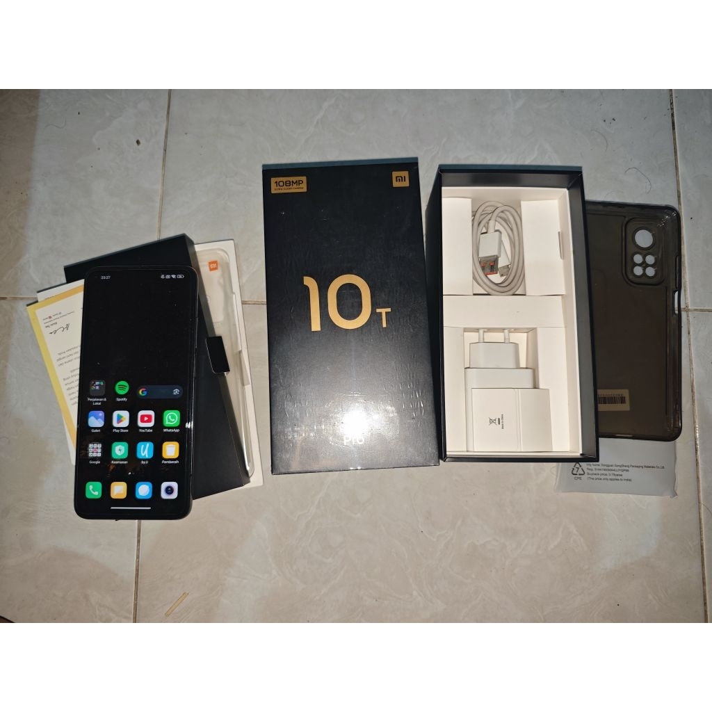 Xiaomi mi 10T pro 8/256 hitam second mulus