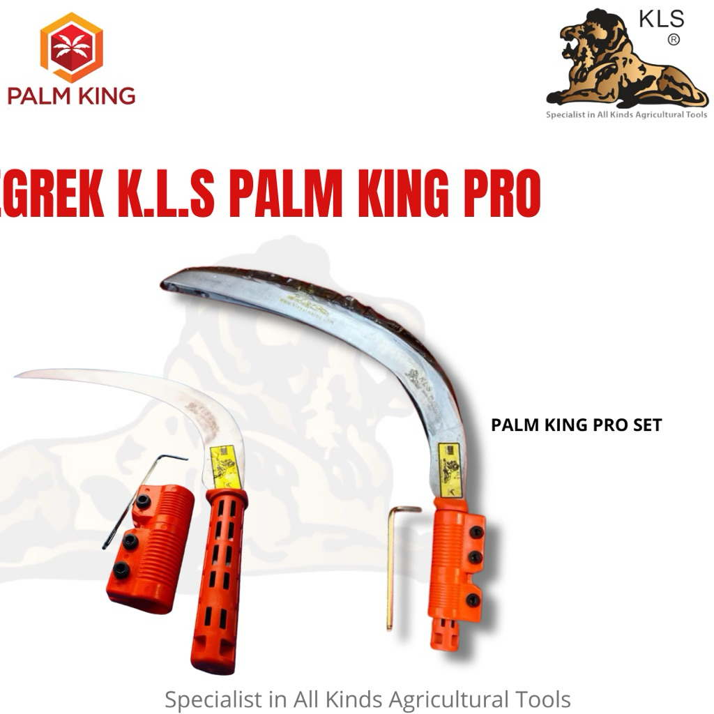 Egrek KLS PALM KING PRO LONG Alat panen sawit siap pakai