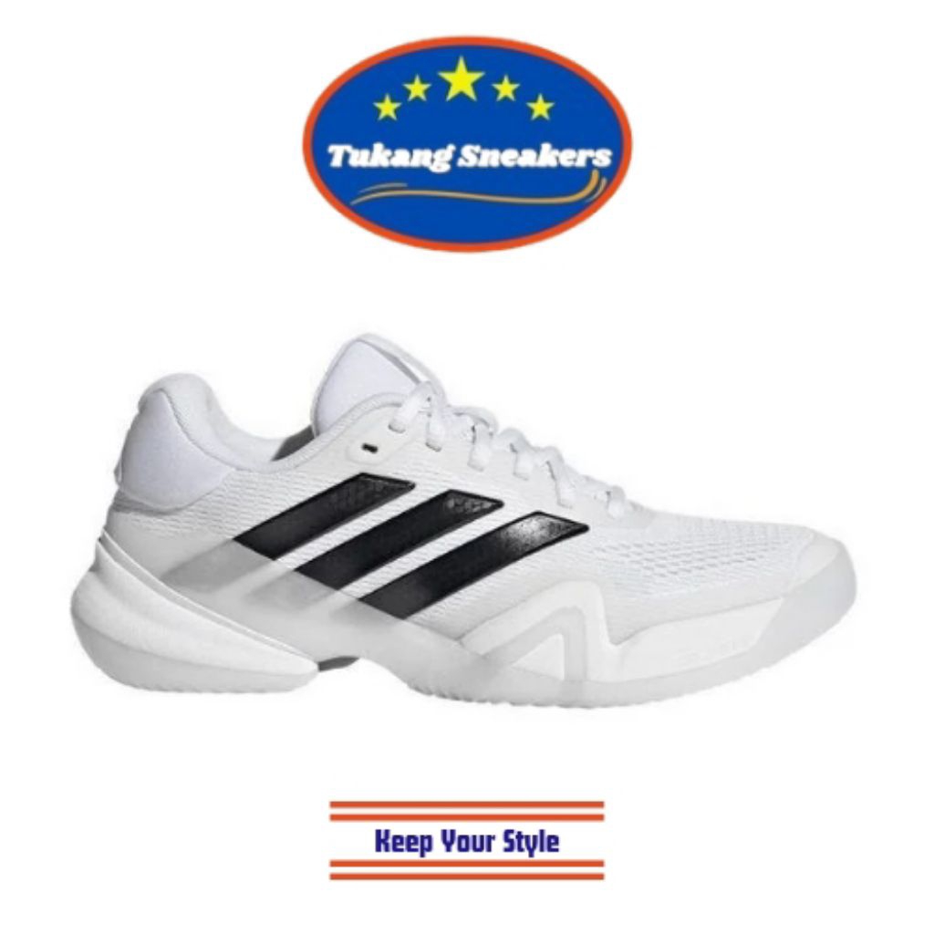 Sepatu Tenis Wanita Adidas Barricade 14 White ADIJR1763