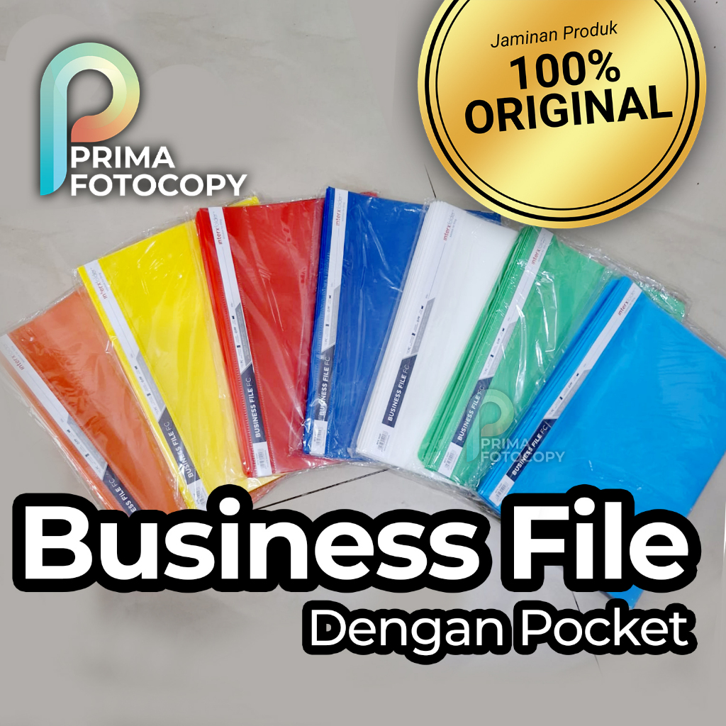 Bussines File dengan pocket kantong kantung snelhecter map dengan penjepit bolong folio f4 flsc lega