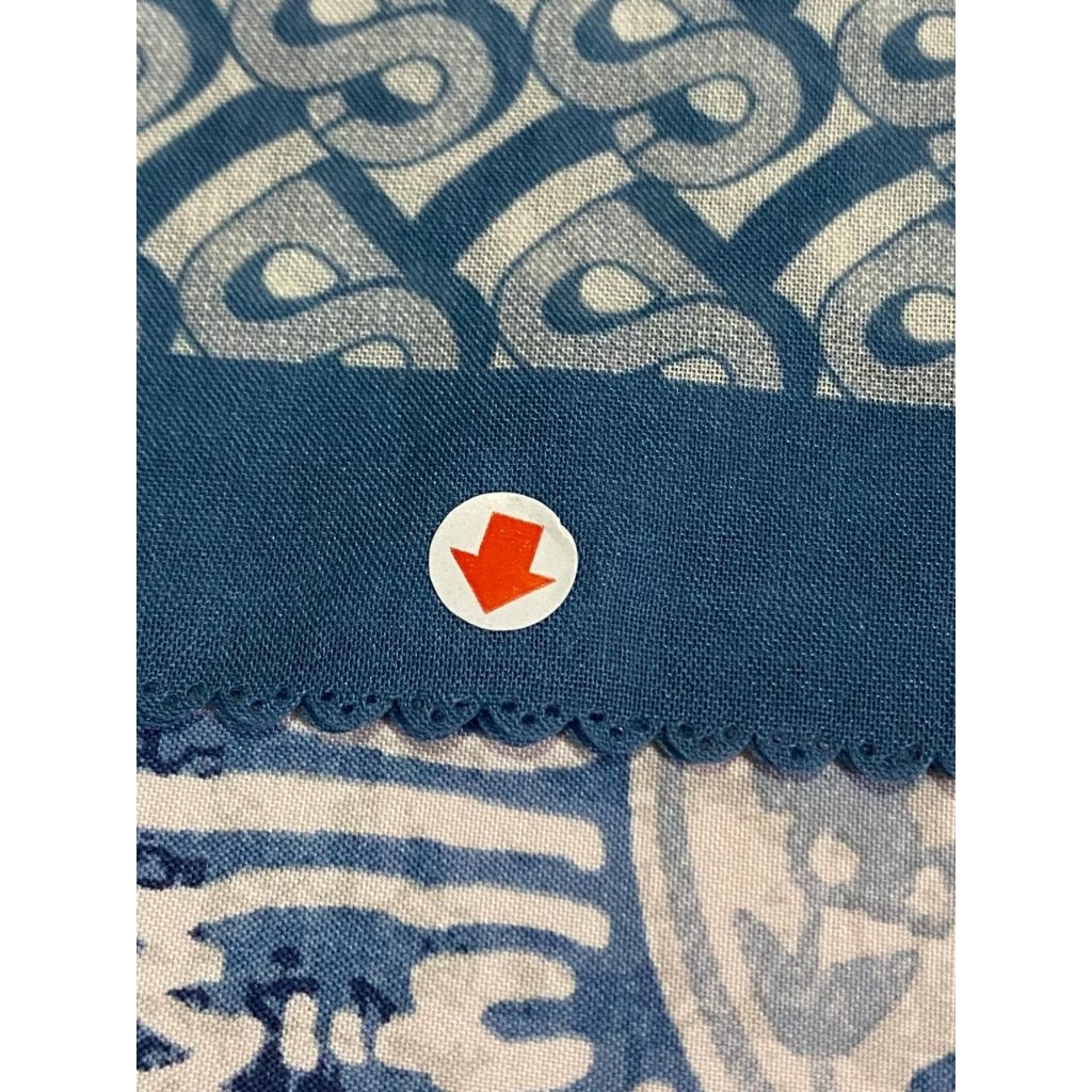 Faded Denim As is item no box baru seri Bimu Buttonscarves