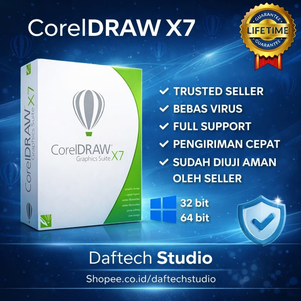 CorelDRAW X7 Full Version Software PC (Windows)