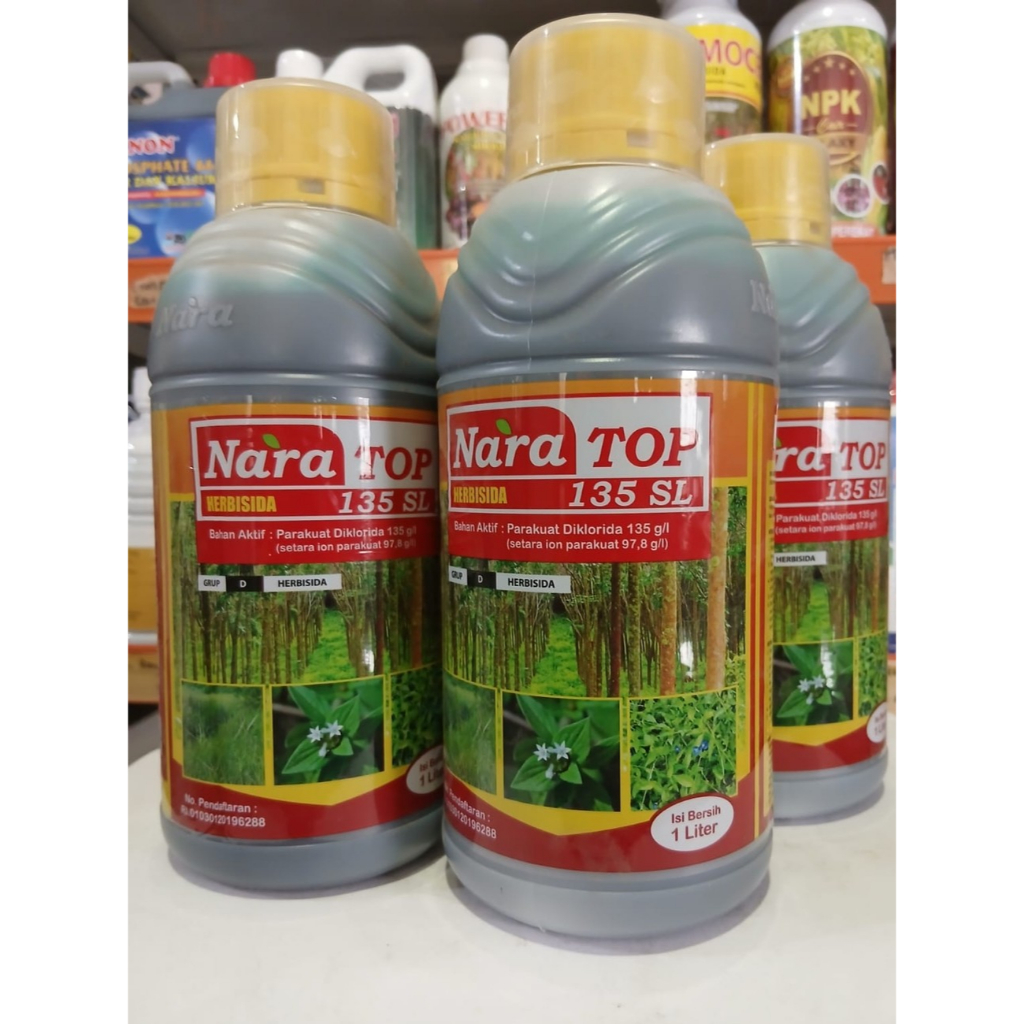Herbisida Kontak PARAQUAT NARATOP / NARA TOP 1 Liter