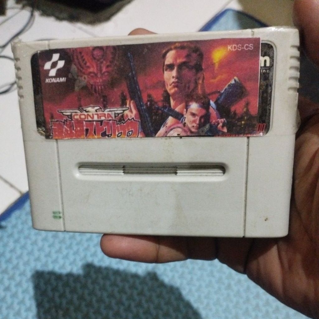 Kaset Super Nintendo SNES Contra