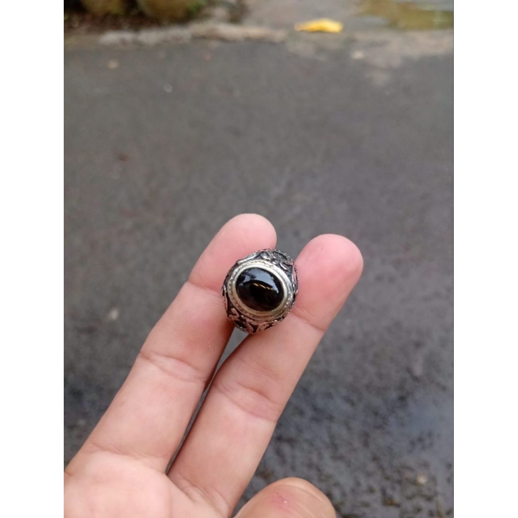 Batu akik yaman wulung asli ( Real pict)