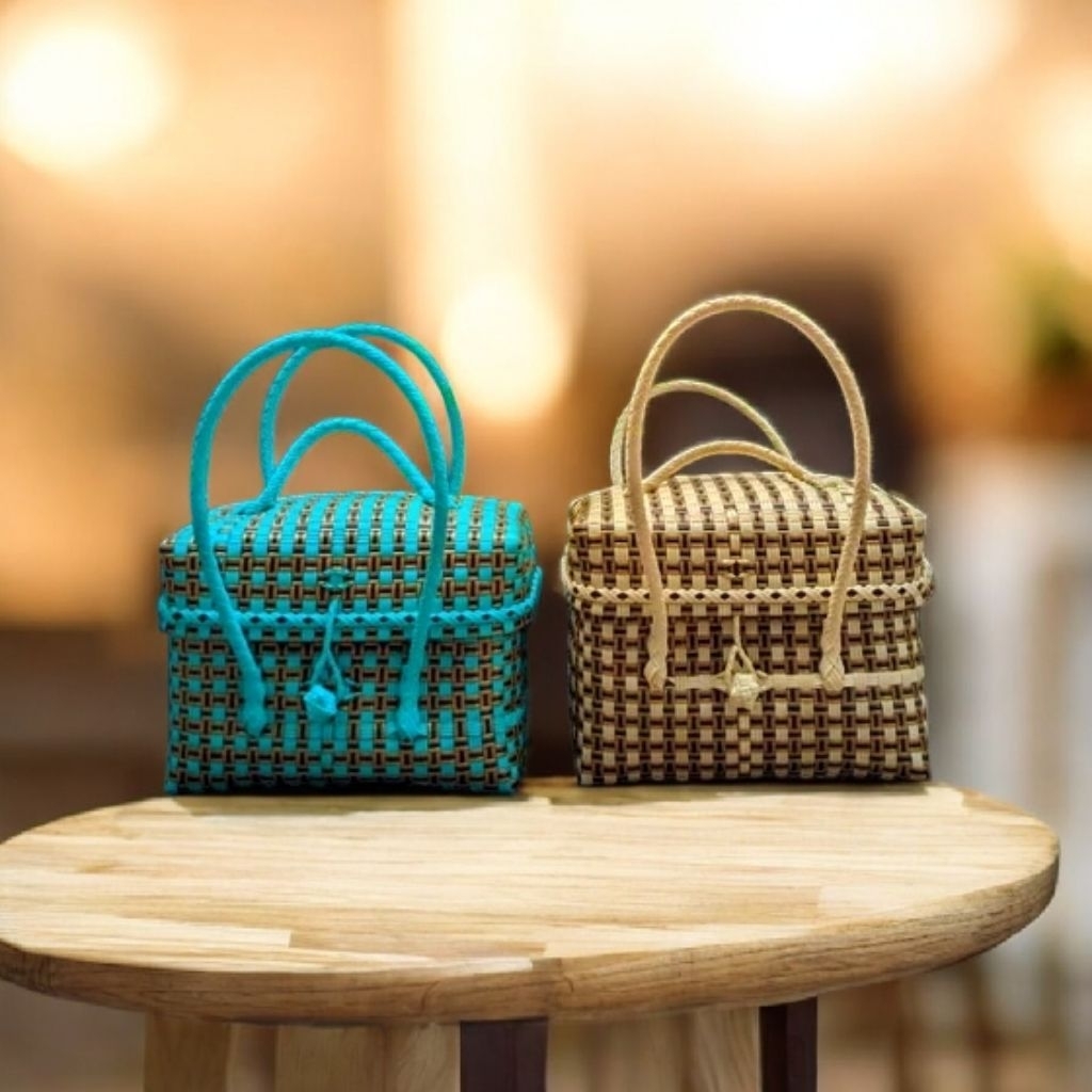 Tas Aban aban jali/Tas anyaman souvenir /Tas parcell