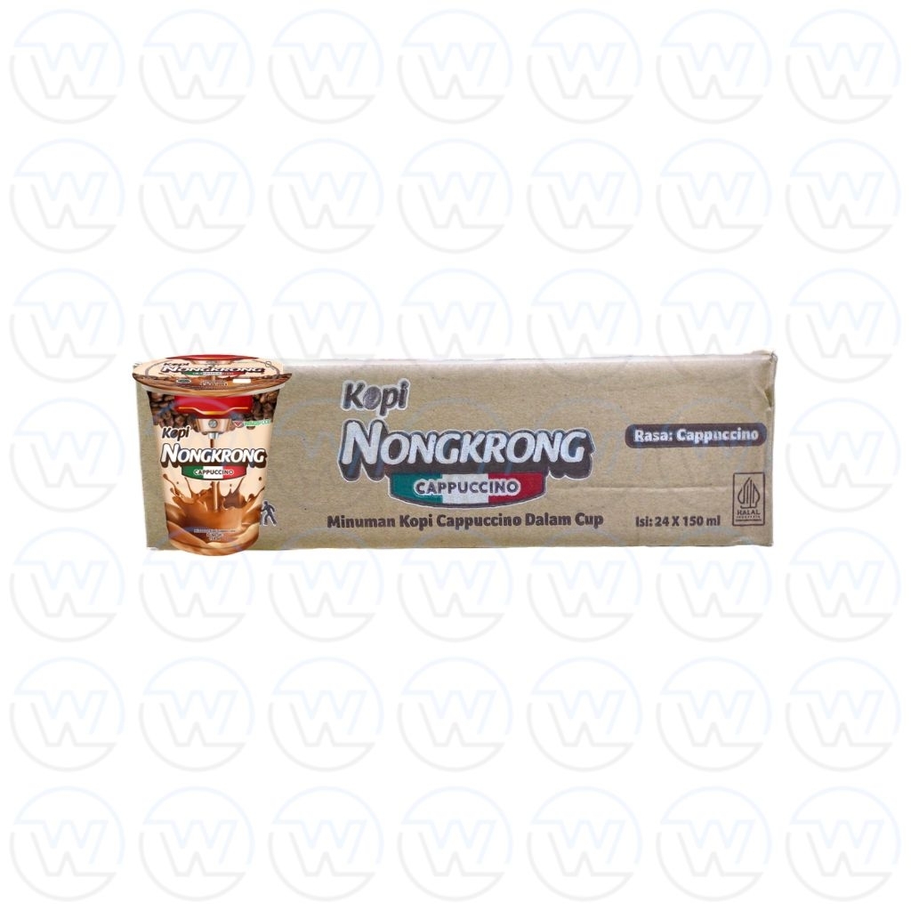 [1 DUS] Kopi Nongkrong Cappuccino Isi 24 Cup