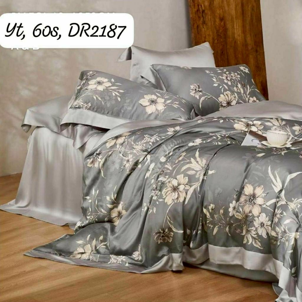 BEDCOVER SET SPREI SUTRA T3NC3L 60S ORGANIC ORIGINAL IMPORT 0258