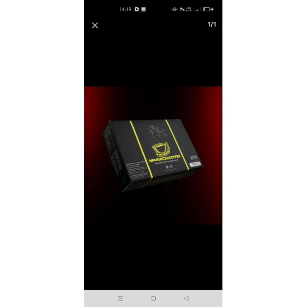 Kopi Herbal Stamina Pria Dewasa 1 Box 8 Sachet - Efek Cepat, Tanpa Efek Samping, Kemasan Praktis