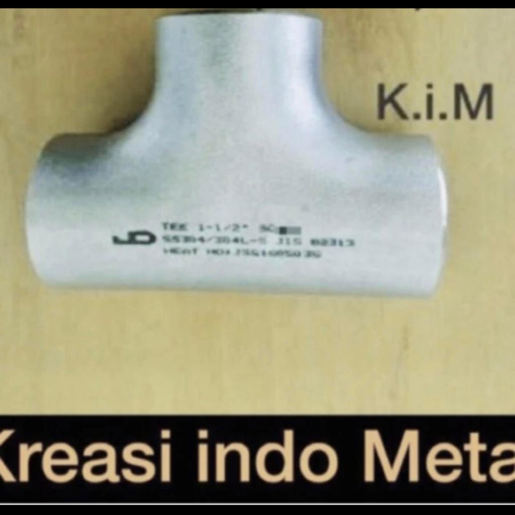 3" Tee sch 40 -SS304 - 3 inch -Stainless SS Sus 304 SCH40