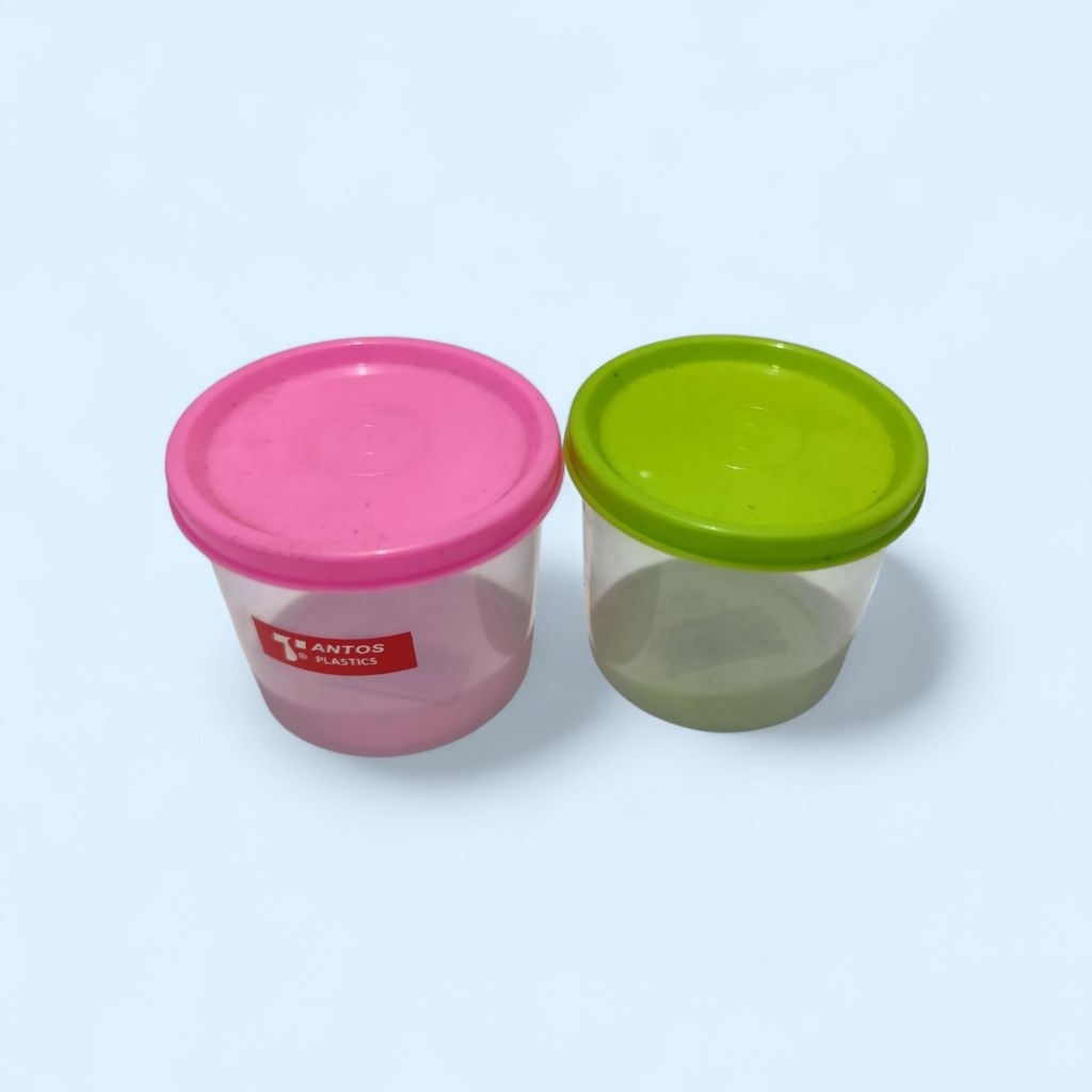 Toples Kecil Plastik Sealware 100ml - Food Safe, Serbaguna, Warna Acak