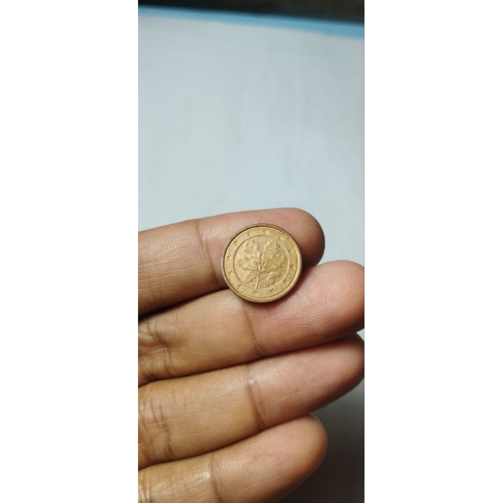 KOIN 1 SEN EURO JERMAN ANEKA TAHUN