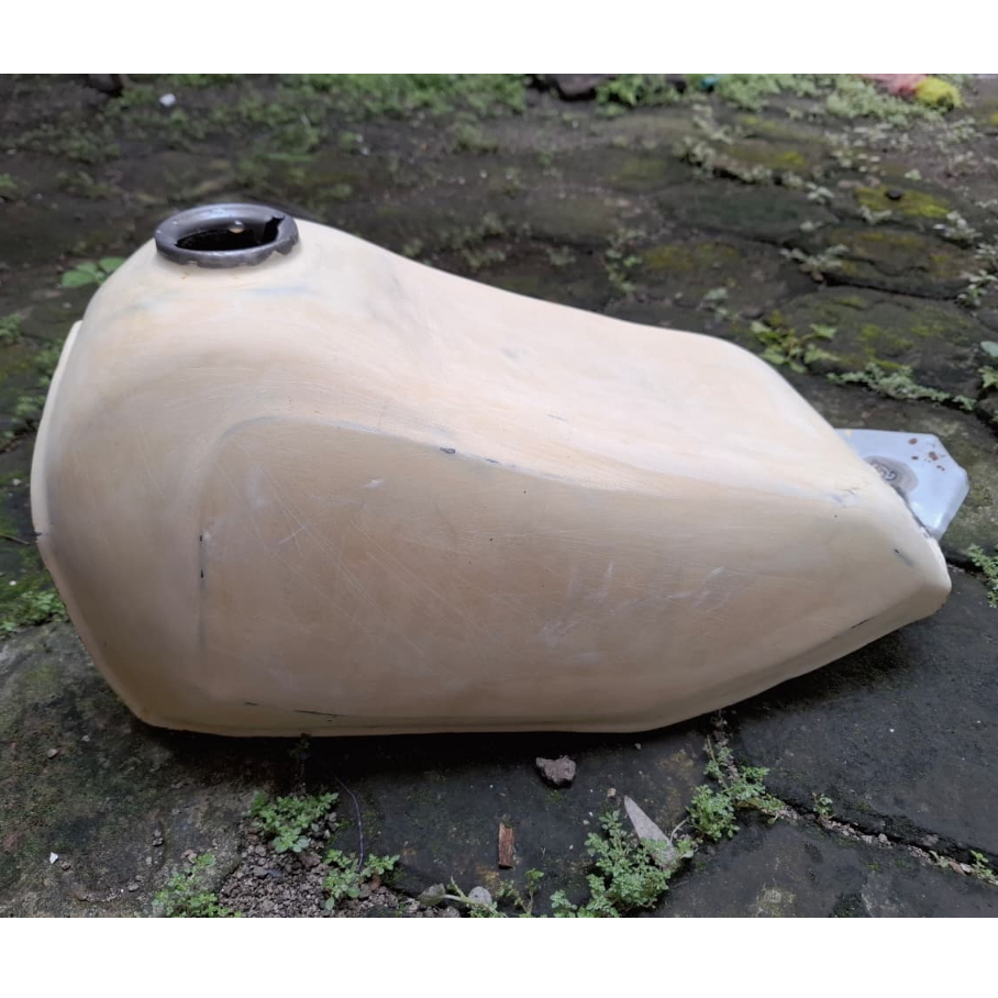 Promo !!! Tangki TS 125 Dempul Halus Motor Japstyle Scrambler Trail Bobber PNP Tiger Thunder Scorpio