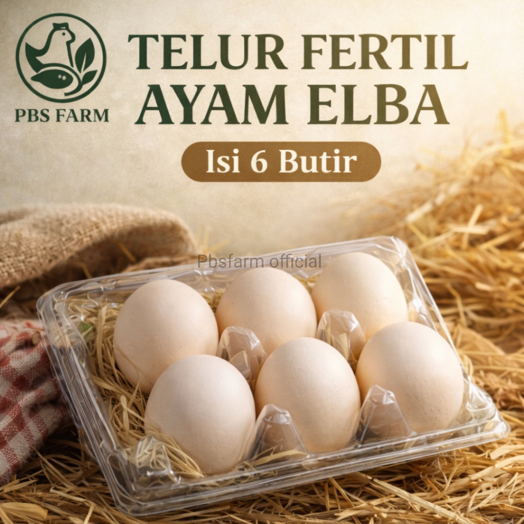 TELUR TETAS AYAM ELBA PETELUR HANDAL UNTUK DI TETASKAN / Telur Ayam Elba Fertil