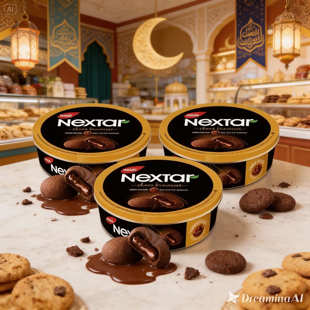 NEXTAR BROWNIES COKLAT DAN PINNEAPLE 160GR KALENG