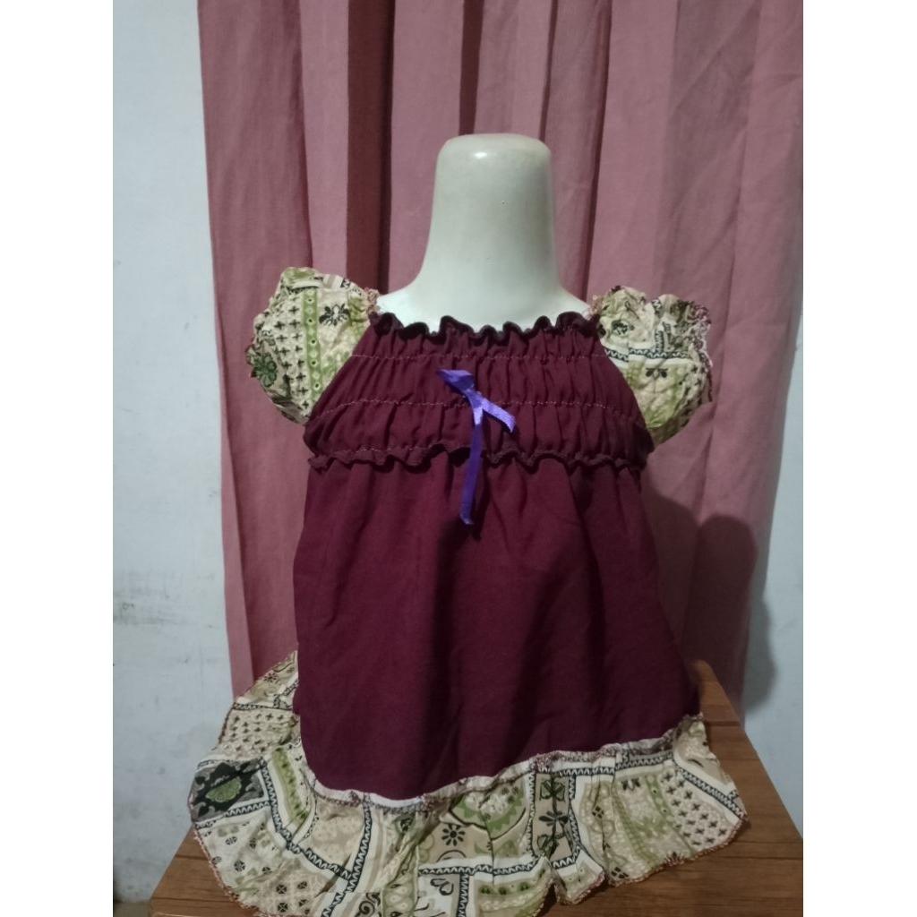 PL Dress Batik Anak