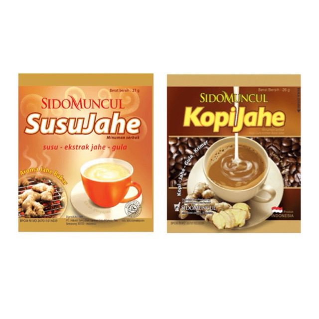 [NOOKO] SIDOMUNCUL SUSU JAHE & KOPI JAHE 1 RENCENG (ISI 10))