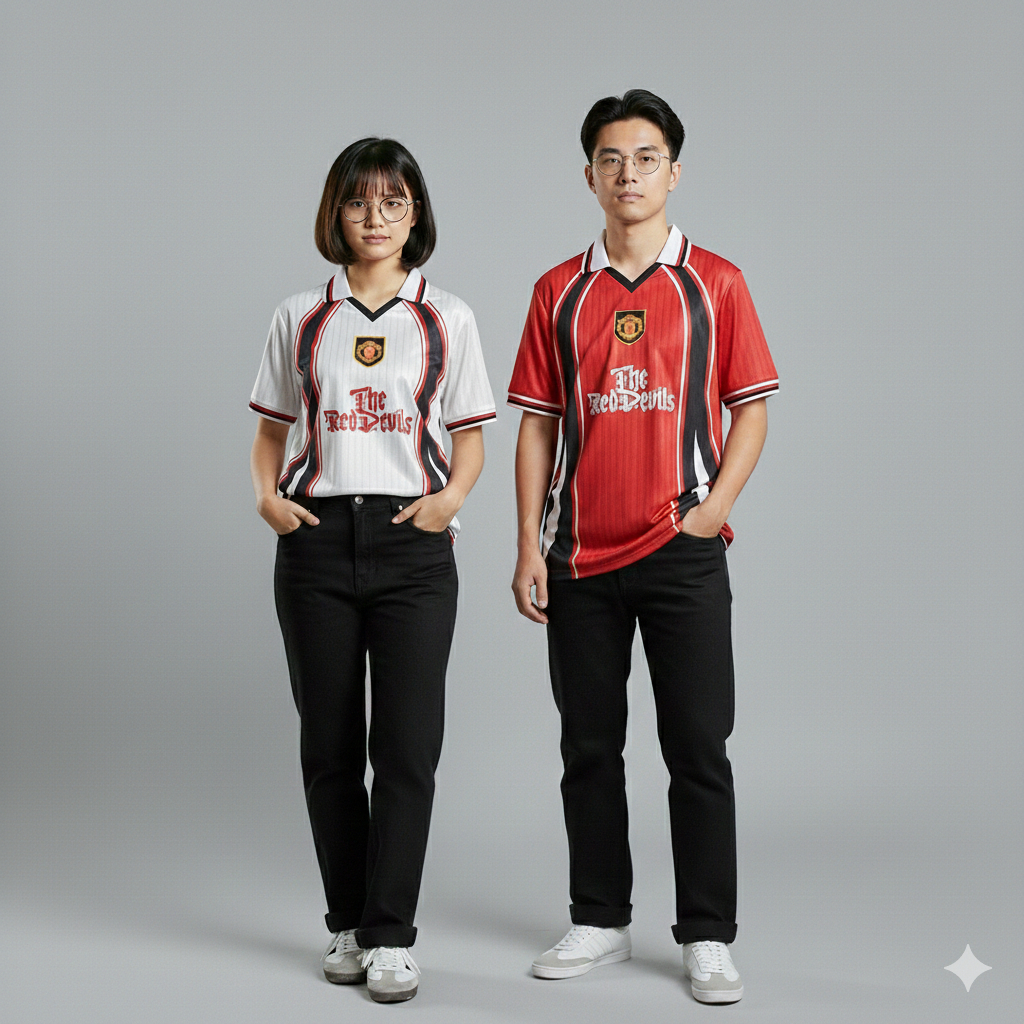 Jersey Baju Fantasy MU Retro Vintage Full Printing // Kaos MU // Baju MU Vintage