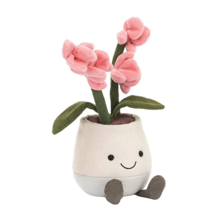 JELLYCAT Amuseables Pink Orchid Plush | Boneka Jellycat ORIGINAL