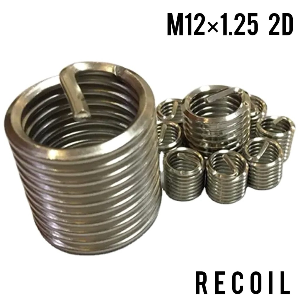 Recoil drat baut 19 halus. M14x1.25 2D repairt drat alat perbaikan drat slek rusak