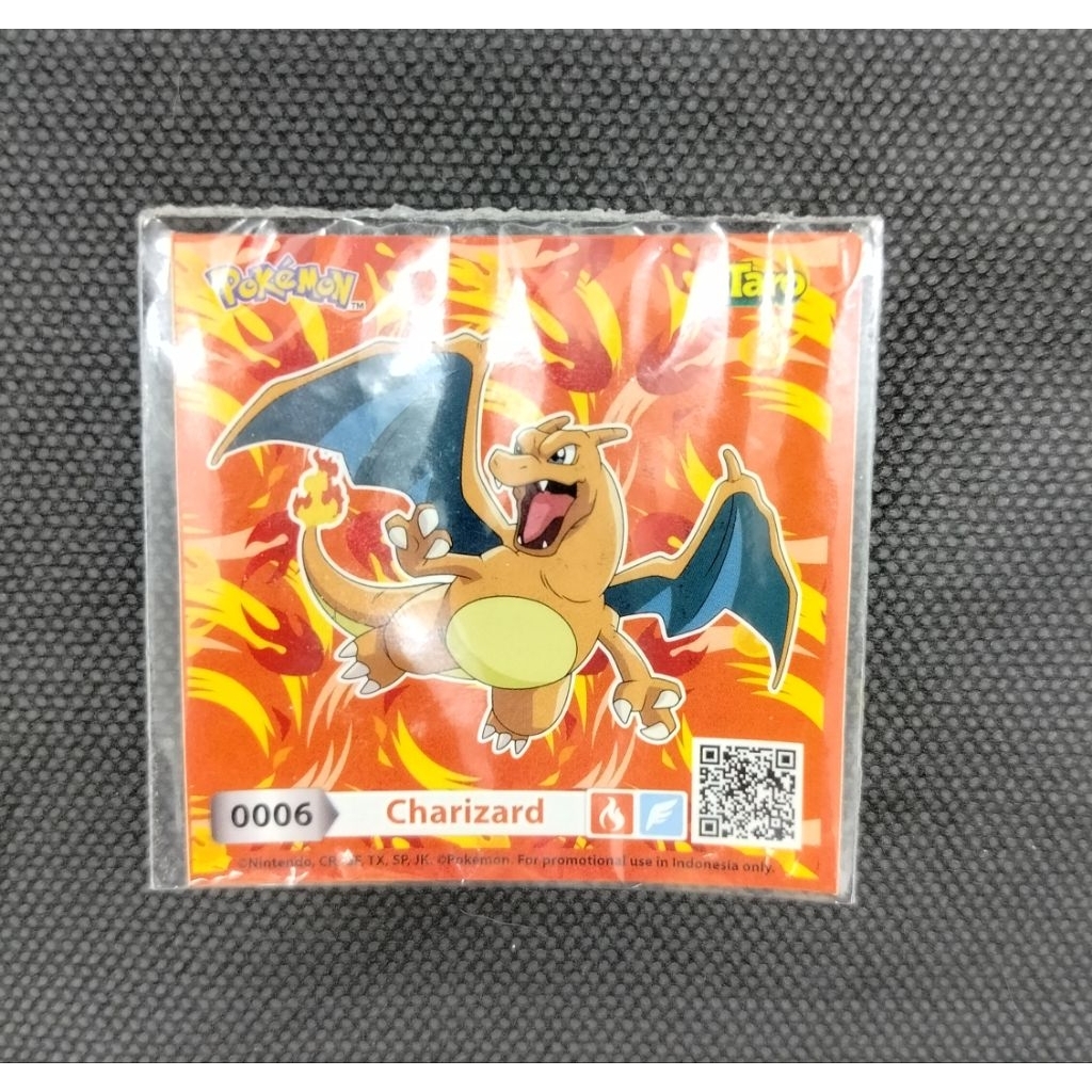 sticker pokemon taro charizard