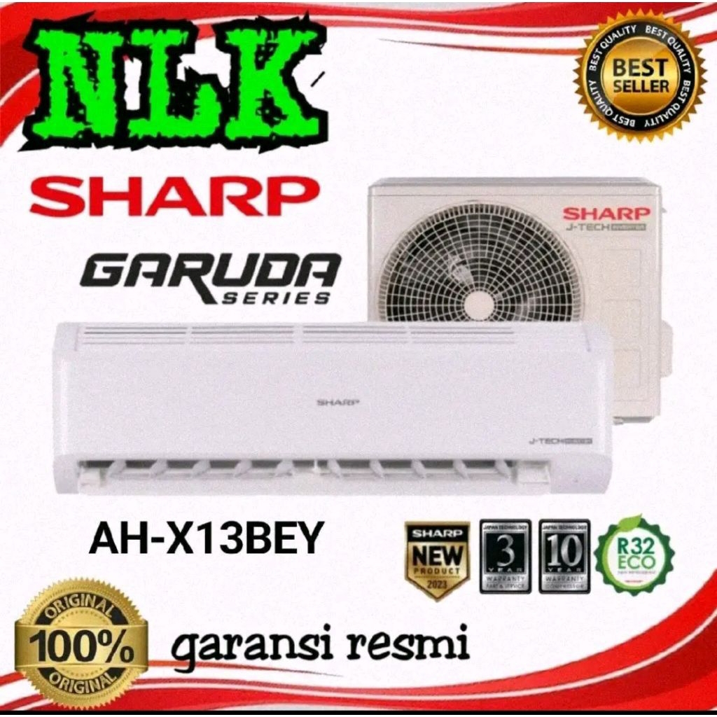 AC SHARP INVERTER 1.5PK AH - X 13 ZY/BEY  AC SHARP 13ZY/BEY HARGA UNIT ONLY