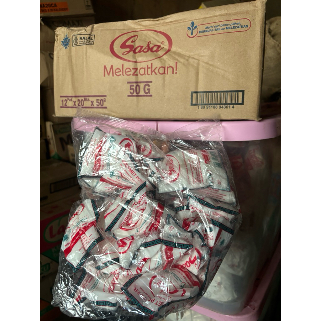 MICIN (penyedap rasa ) SASA 50gr 1 PACK ISI 20pcs