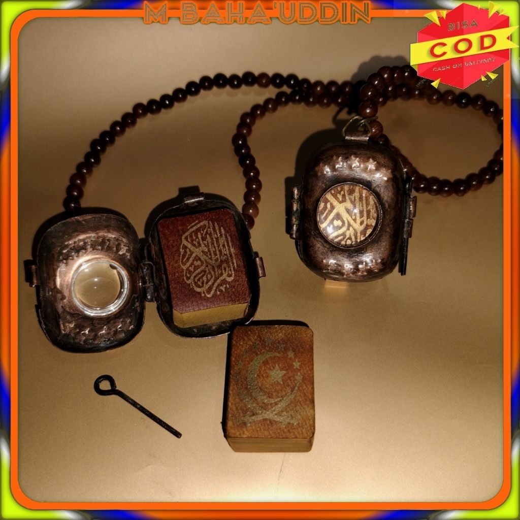 (BISA COD) kitab stambul Al Qur'an pinggulan tinta W emas sampul kulit