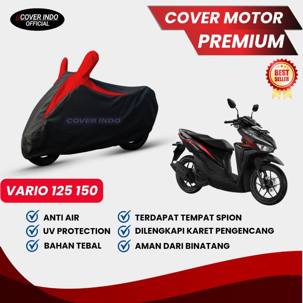 Cover Motor Vario 125 Vario 150 Sarung Motor Vario 125 Vario 150 Penutup Motor Vario 125 Vario 150 W