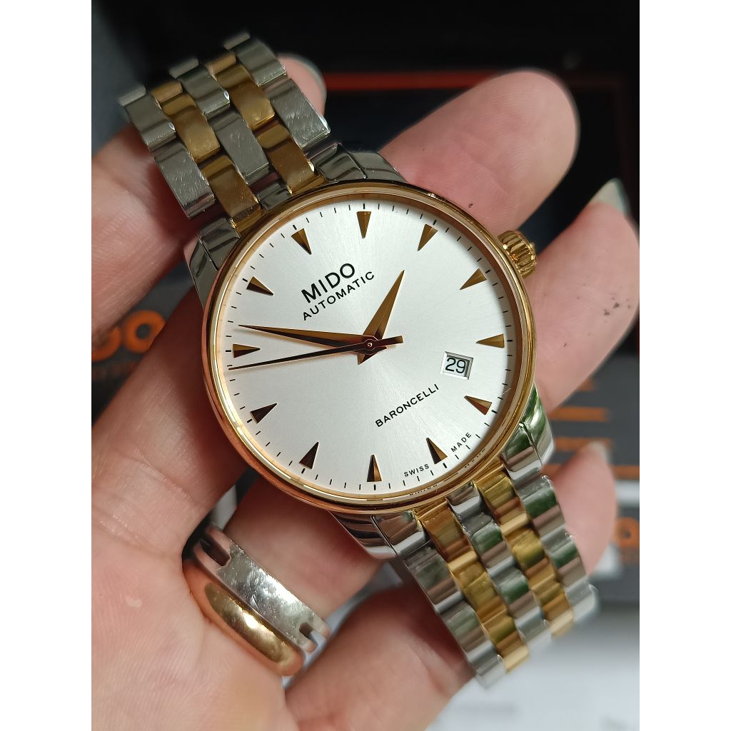 Mido baroncelli 8600B original bekas full set full link sangat bagus normal semua siap pakai