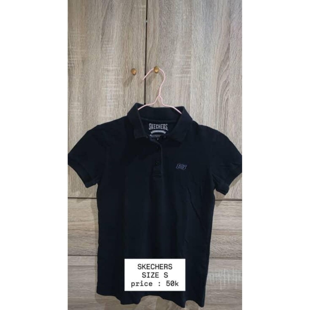 Polo Shirt Women SKECHERS Size S