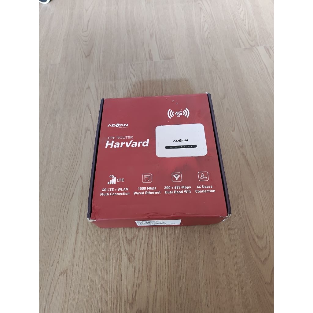 Modem Advan Harvard Router CPE 20 Pro Wifi 4G Dualband