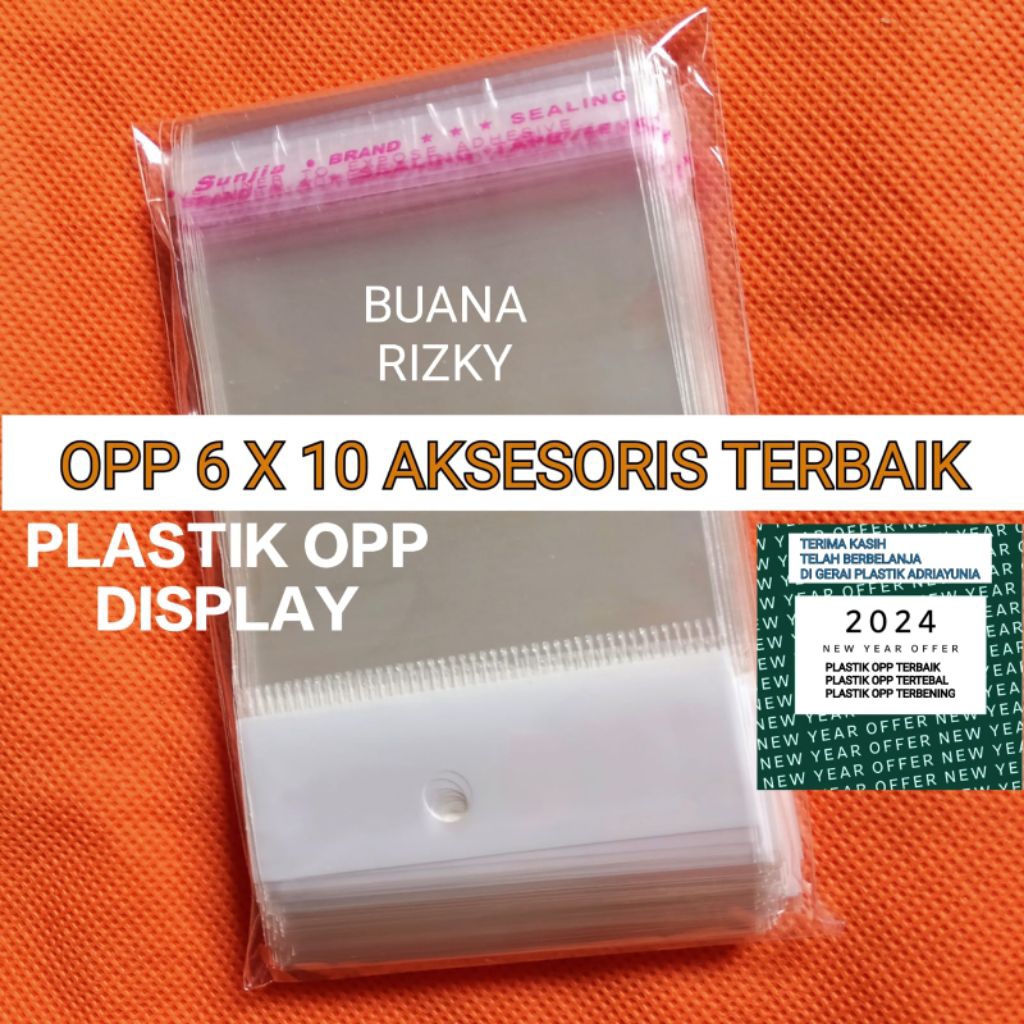 Plastik Opp Display 6x10 - Plastik Opp Perlis 6 x 10