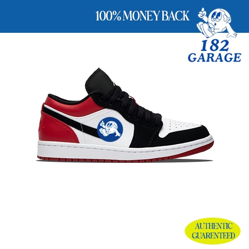 Sepatu NK Jordan 1 Low Black Toe