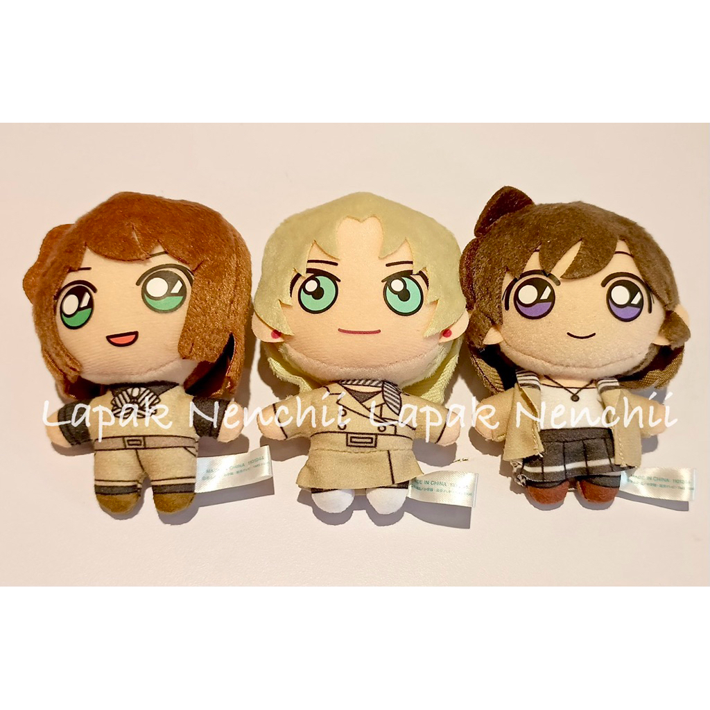 Official Merch Nuigurumi Sega Lucky Kuji Trade Style Detective Conan Haibara Ai, Vermouth, Mouri Ran