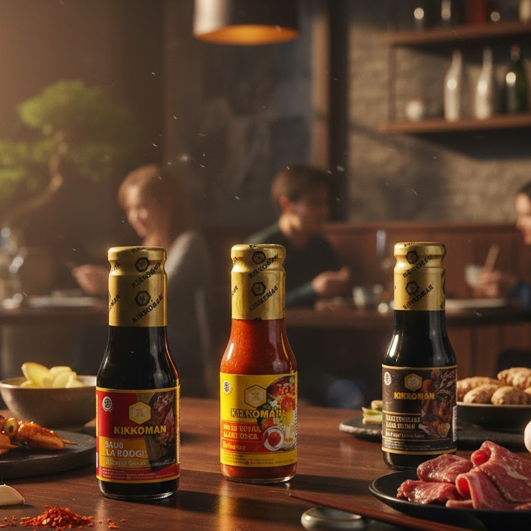 SAUS KIKKOMAN 300GR / KIKKOMAN GARLIC TERIYAKI SAUCE 300GR / KIKKOMAN SAUS PEDAS GOCHUJANG 300GR / K