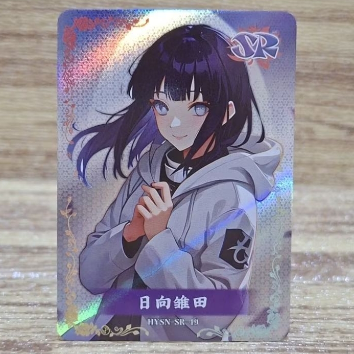Kartu CCG Goddess Flower Girl Naruto Hinata Hyuga SR 49